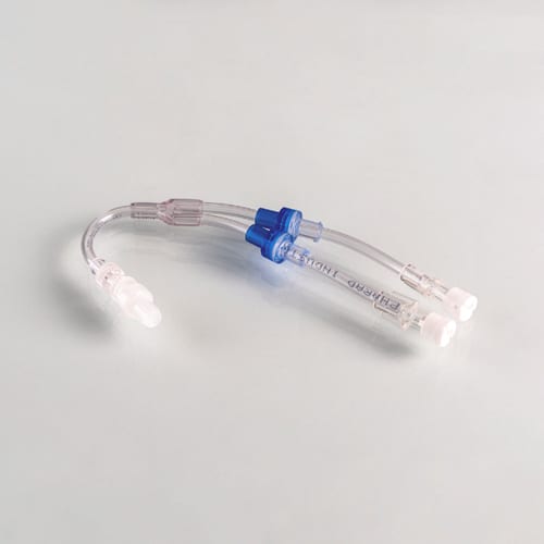 Extensor em Y 20 cm com 2 Válvulas Antirrefluxo (Patient Line, Acesso Lateral)